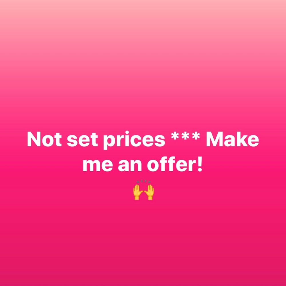 Reasonable offers accepted